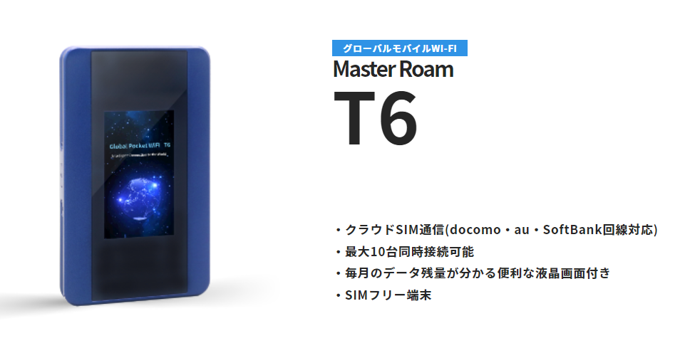 それがだいじWiFi　T6